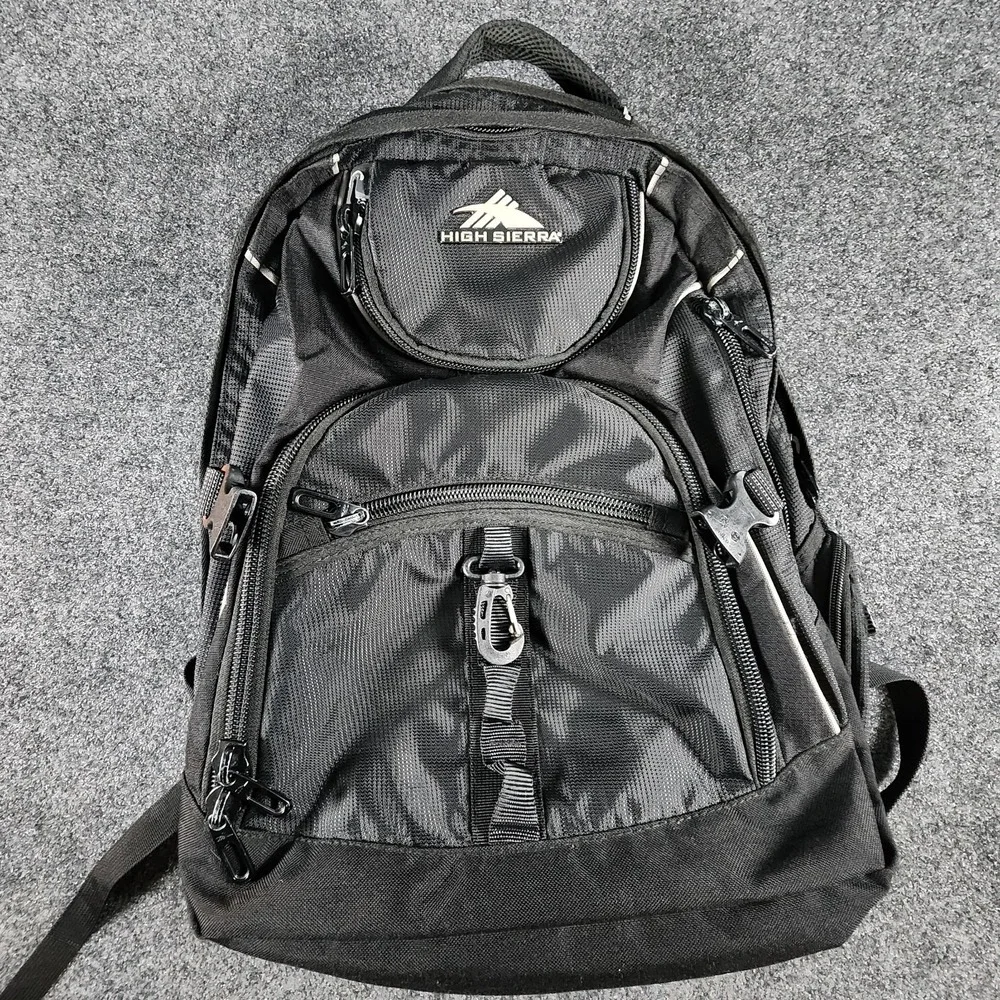 High Sierra XBT‎ Daypack TSA Backpack, Black Inner Compartments Removed